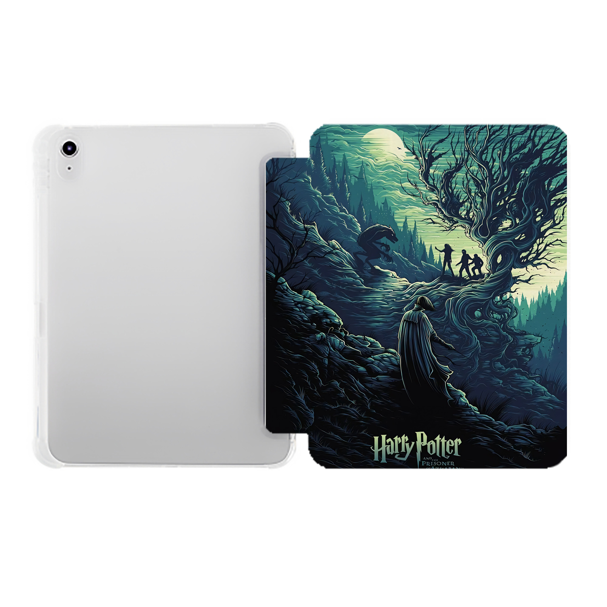 （画像用） Harry Potter ハリー・ポッターシリーズ IPad ケース ペン収納付き 三つ折りスタンド PUレザー×シリコン 対応機種9.5/10.5/10.9インチ